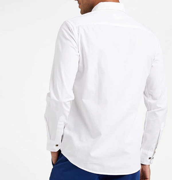 White Full Sleeves Shirt  - XL, White