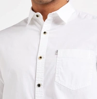 White Full Sleeves Shirt  - XL, White