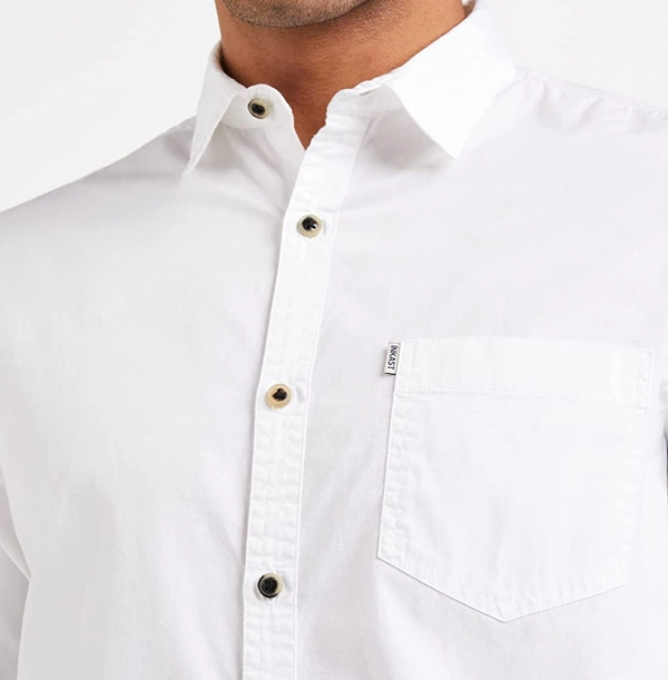 White Full Sleeves Shirt  - XL, White