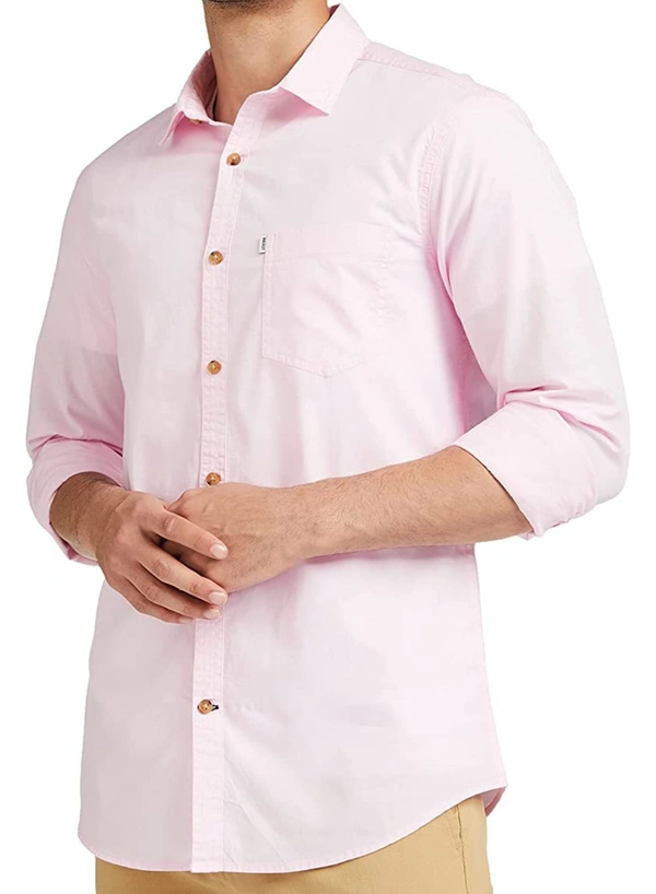 Pink Full Sleeves Shirt  - PINK, 3XL