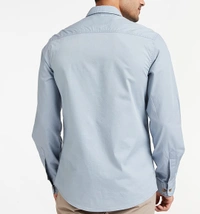 Light Grey Full Sleeves Shirt  - LIGHT GREY, XL