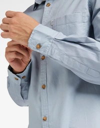 Light Grey Full Sleeves Shirt  - LIGHT GREY, 3XL