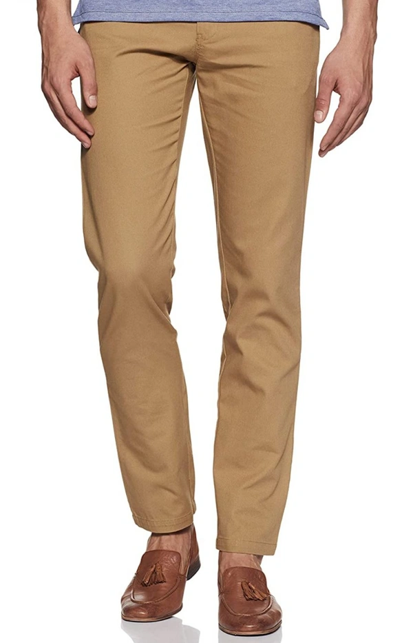 Khaki Casual Trousers - Khaki, 32