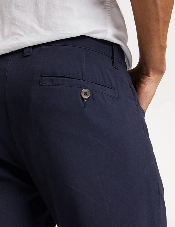 Navy Blue Casual Trousers - Navy Blue, 36