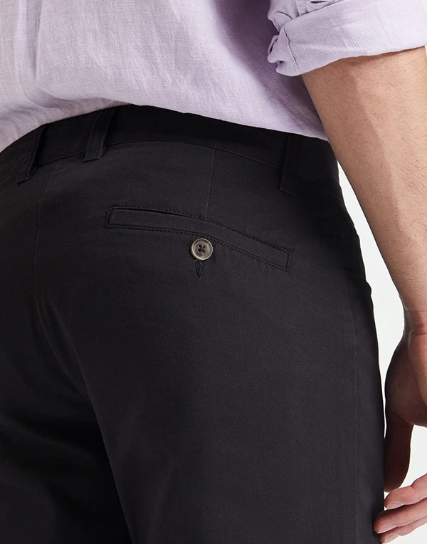 Black Casual Trousers - Black, 30
