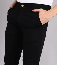 Solid Black Jeans - Black, 36