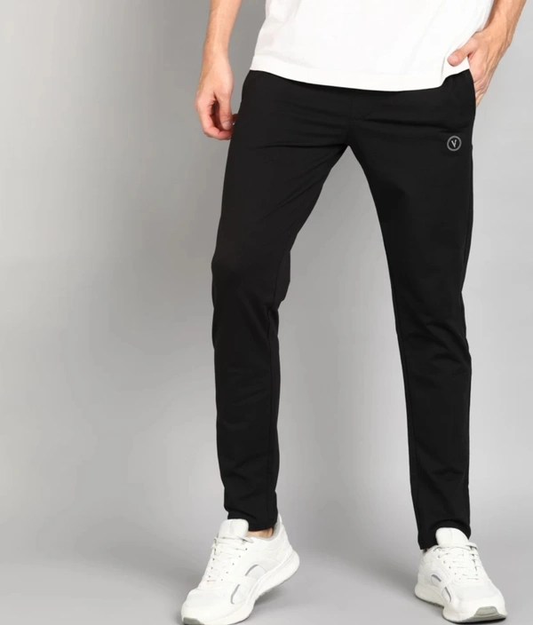 Black Sweatshirt + Black Track Pants - Black, L