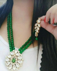 APSARA Art Stone Alloy Jewel Set