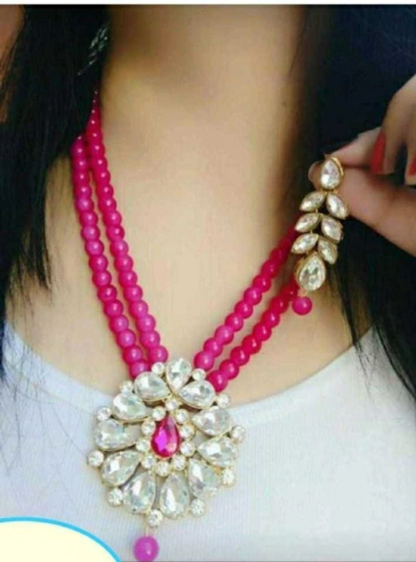 APSARA Art Stone Alloy Jewel Set