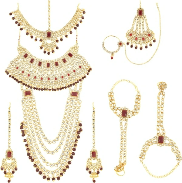 Diya Jewellery Alloy Jewel Set