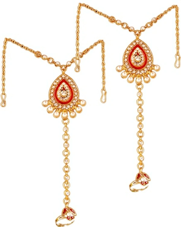 SATHIYA Jewellery Brass Jewel Set