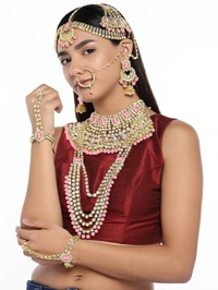 PEORA Brass Jewel Set