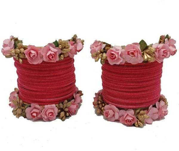 Riya Handcrafterjewelry Fabric Chudas(pack Of52) 