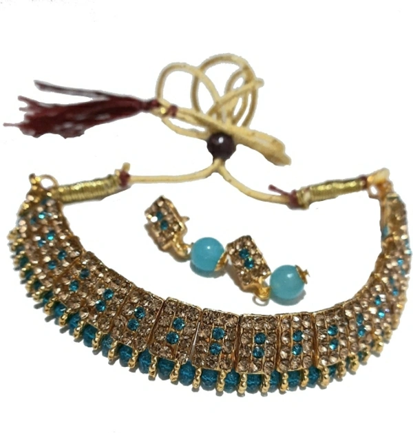 Pikka Creations Brass Jewel Set(gold) 