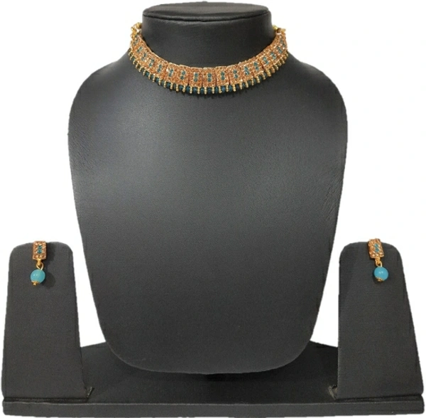 Pikka Creations Brass Jewel Set(gold) 