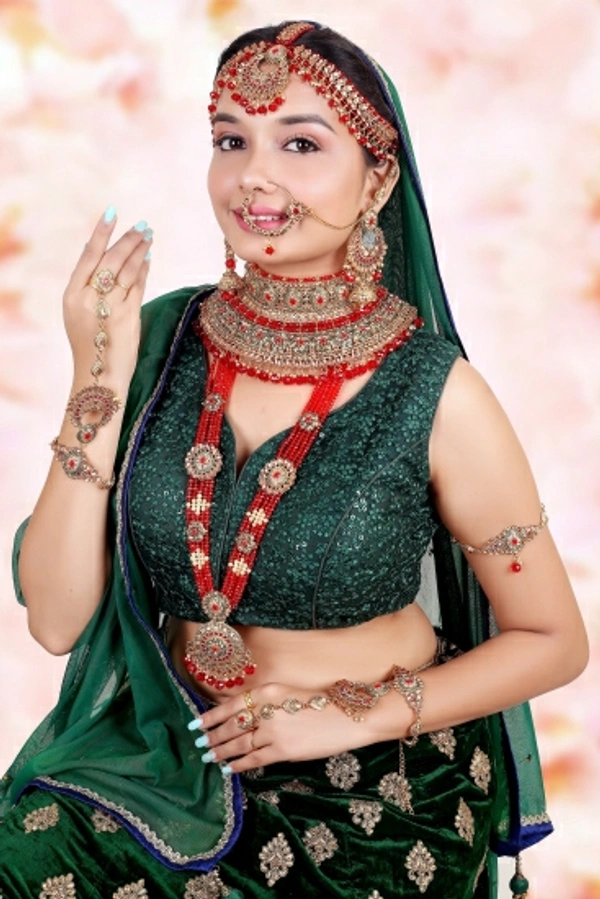 Diya Jewellery Alloy Jewel Set