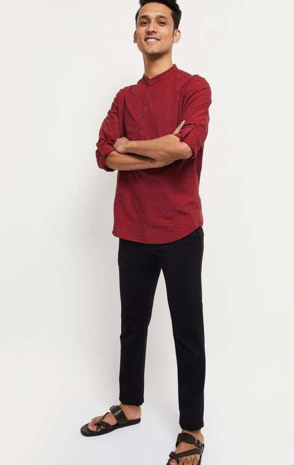Beckon Solid Short Kurta  - S
