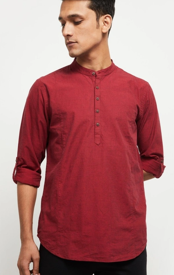 Beckon Solid Short Kurta  - M