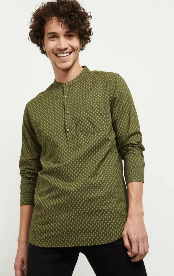 Beckon Printed Short Kurta - S