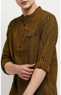Striped Short Kurta - S