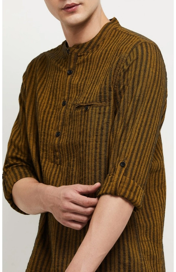 Striped Short Kurta - S