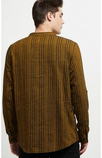 Striped Short Kurta - L