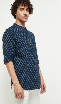 Printed Short Kurta - M