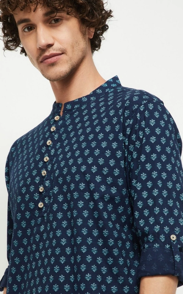 Printed Short Kurta - M