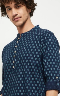 Printed Short Kurta - L