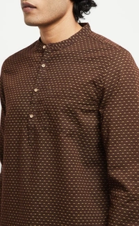 Printed Short Kurta - M