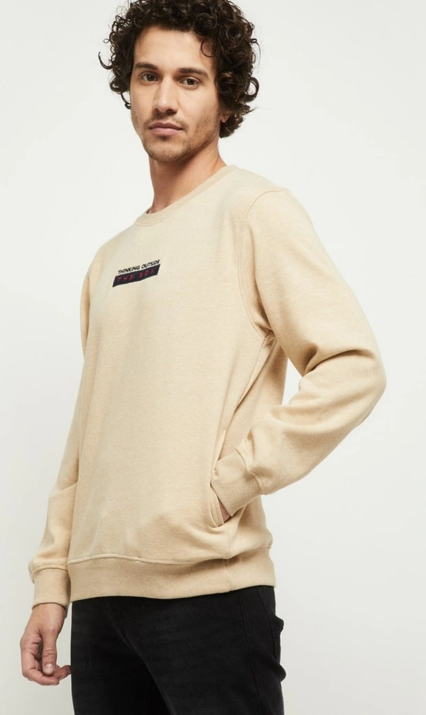 Sweatshirt- Cream  - M