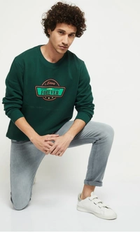 Sweatshirt - Green - XL
