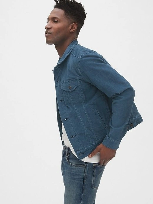 Denim Teal Jacket  - S