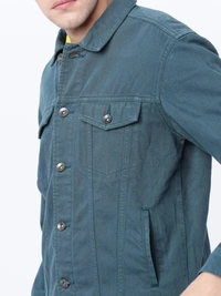 Denim Teal Jacket  - S