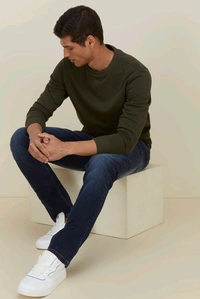 Olive Relaxed Fit - L