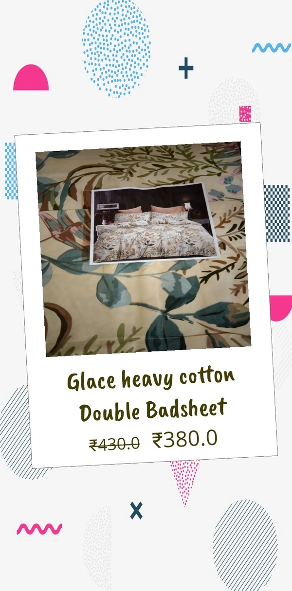 Glace Cotton Heavy - Cream , King size