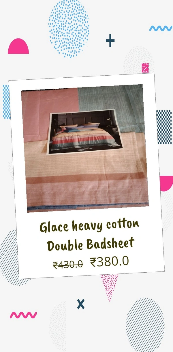 Glace Heavy Cotton - Multi color, King size
