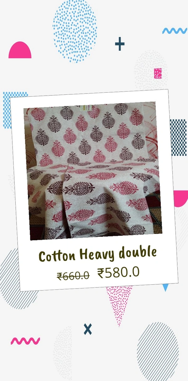 Heavy Cotton - Pink, King size