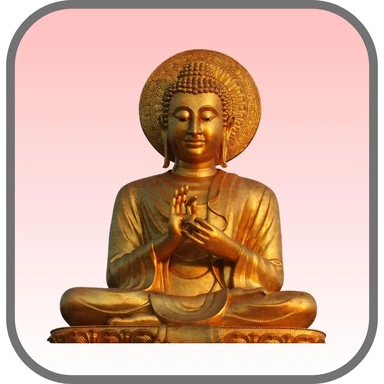 BAGWANJI MURTI AND PHOTO FRAME