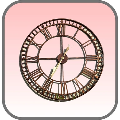 FANCY CLOCK &  STUDY LAMP