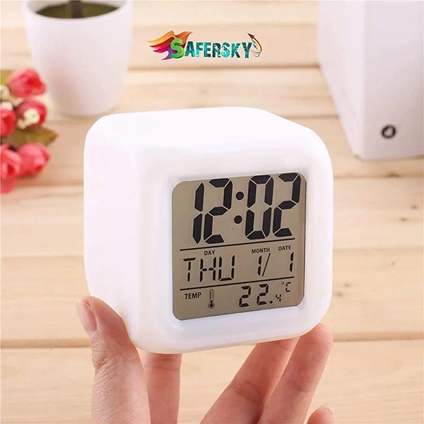 COLOR  CHANGE  DIGITAL ALARM CLOCK