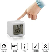 COLOR  CHANGE  DIGITAL ALARM CLOCK