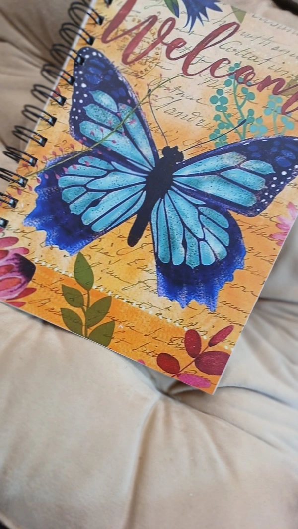 FANCY SPIRAL PLAN DIARY  - A5