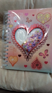 FANCY GLITTER SPIRAL DIARY  - A5