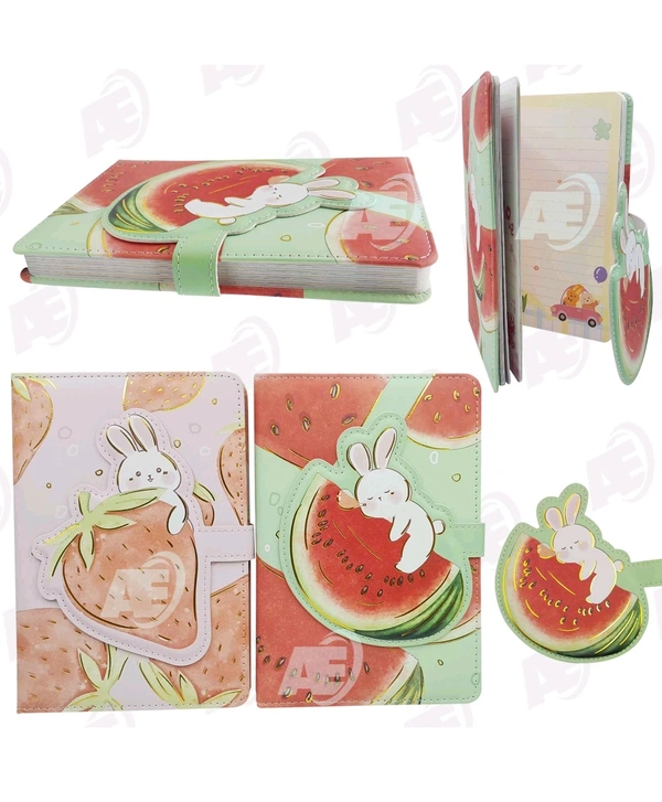 DIARY WITH CUT OUT MAGNET FLAP - A5