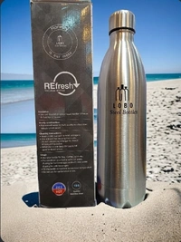 HONESTY STEEL BOTTLES - Silver, 1 LT