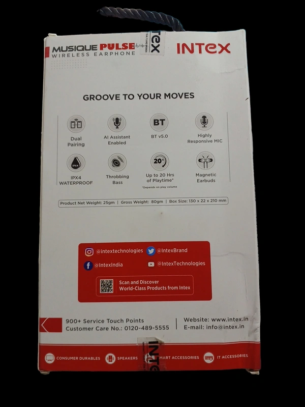 INTEX WIRELESS EARPHONES 