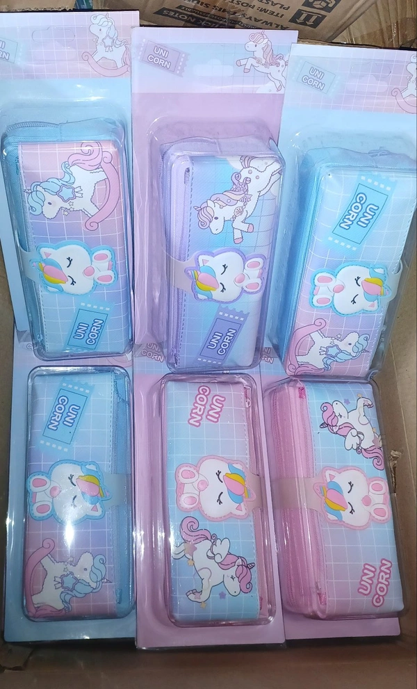 FANCY UNICORN PENCIL POUCH 8842