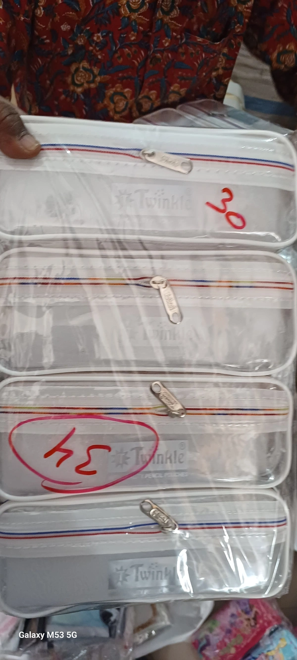 2 ZIp Transparent Pouch 