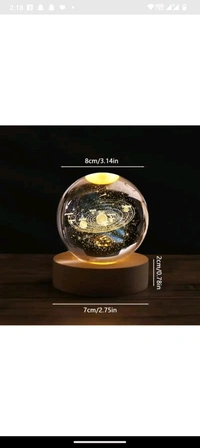 3D Galaxy Crystal Ball